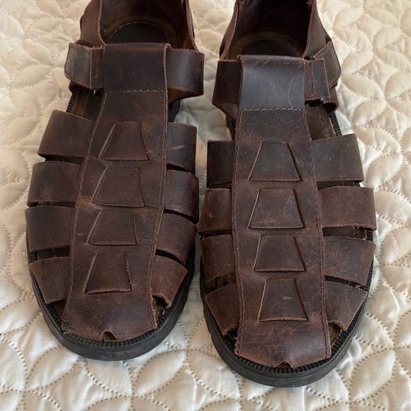 Bass Men's Brown Leather Sandals 13M EUC - Picture 5 of 8